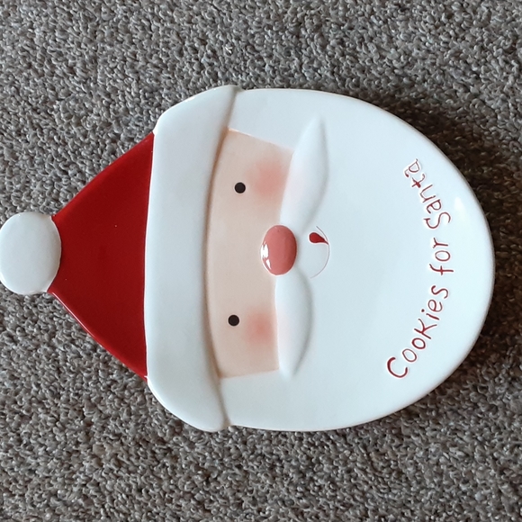 Hallmark Cookies for Santa Plate - Picture 1 of 3